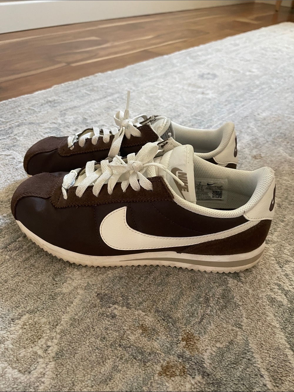 Nike Cortez in Brown and White